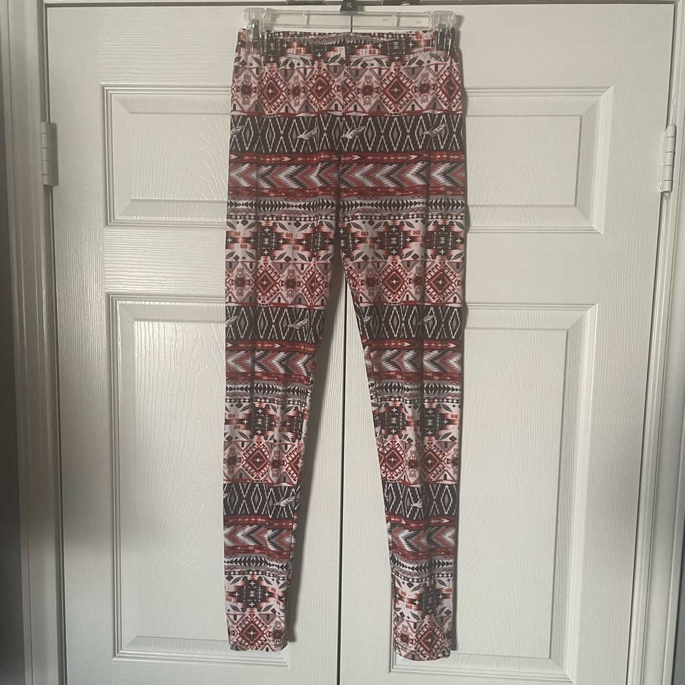 Two Pair Color Pattern Leggings - image 2
